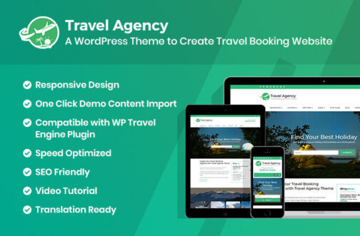 Travel Agency WordPress Theme - Image 3