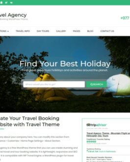 Travel Agency WordPress Theme