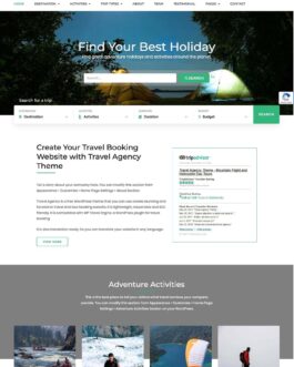 Travel Agency WordPress Theme